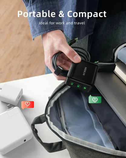 MOKiN High-Speed 100W USB-C GaN Charger
