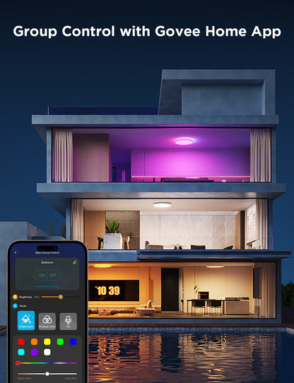 Refurbished Govee RGBWW + RGBIC Smart Ceiling Light