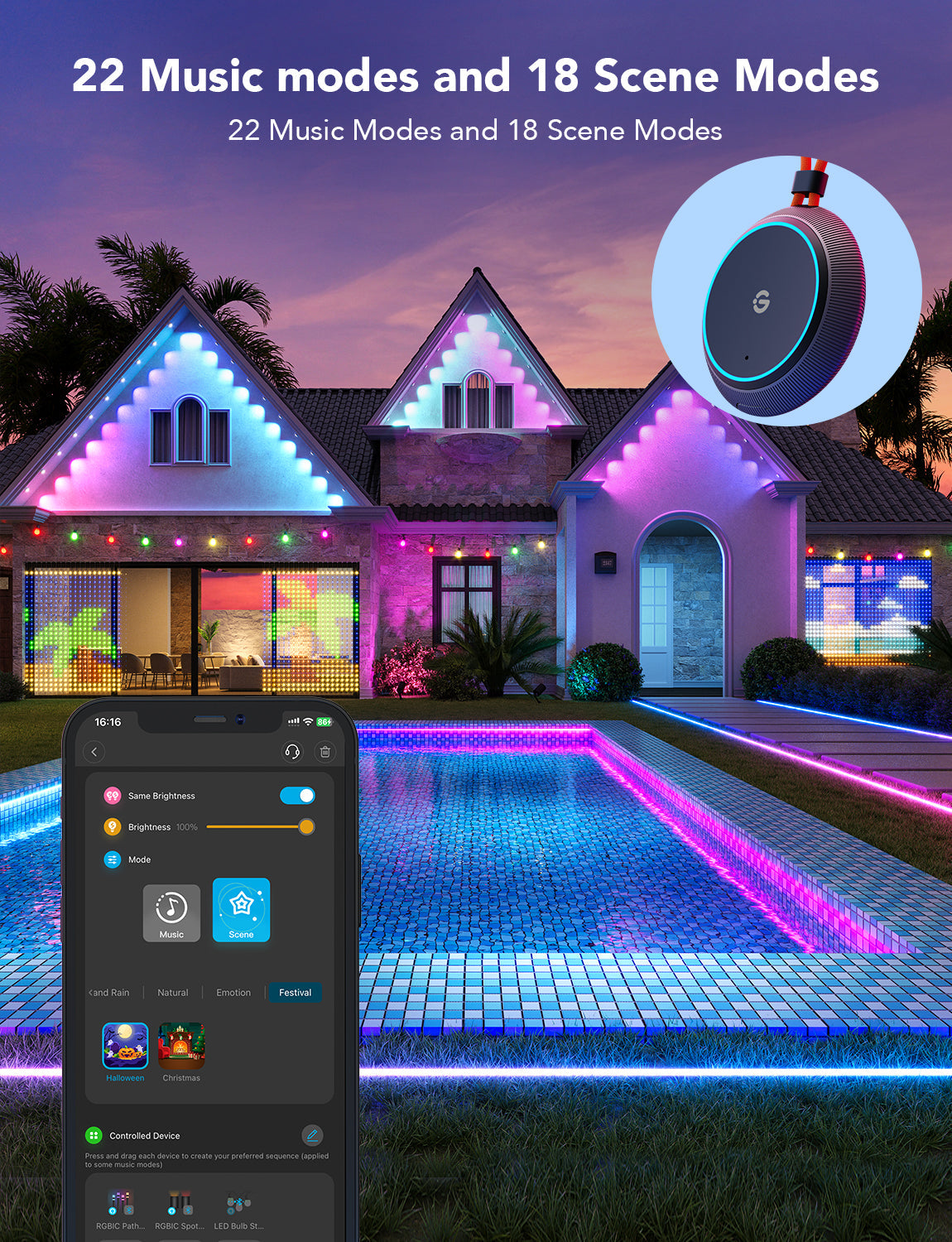 Refurbished Govee Outdoor Light Show Box