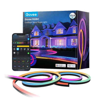 Refurbished Govee RGBIC Outdoor Neon Rope Light