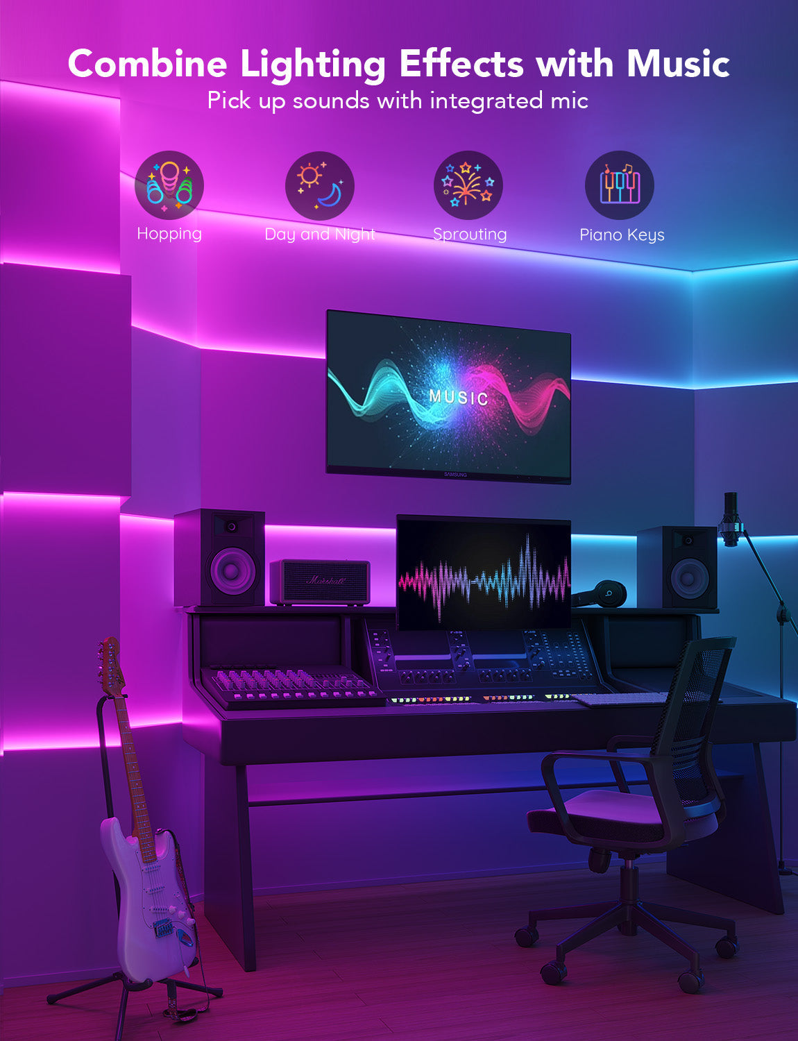 Refurbished Govee RGBICW LED Strip Lights