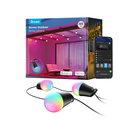 Refurbished Govee Outdoor String Lights 2