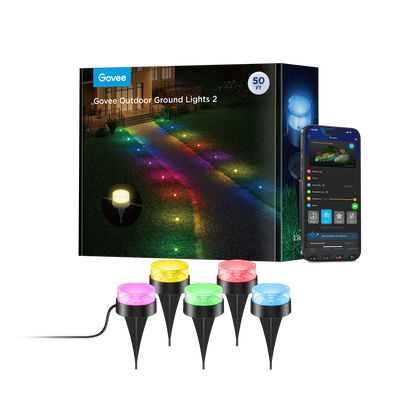 Refurbished Govee Outdoor Ground Lights 2