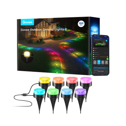 Refurbished Govee Outdoor Ground Lights 2