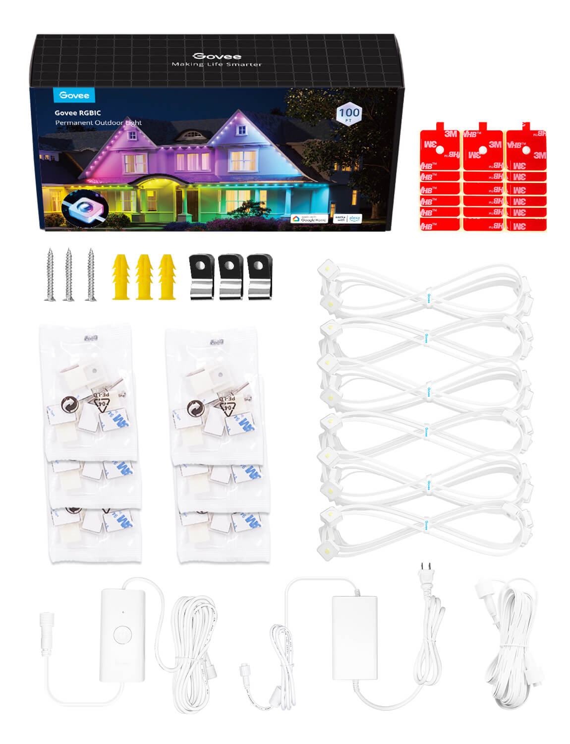 Refurbished Govee RGBIC LED Permanent Outdoor Lights