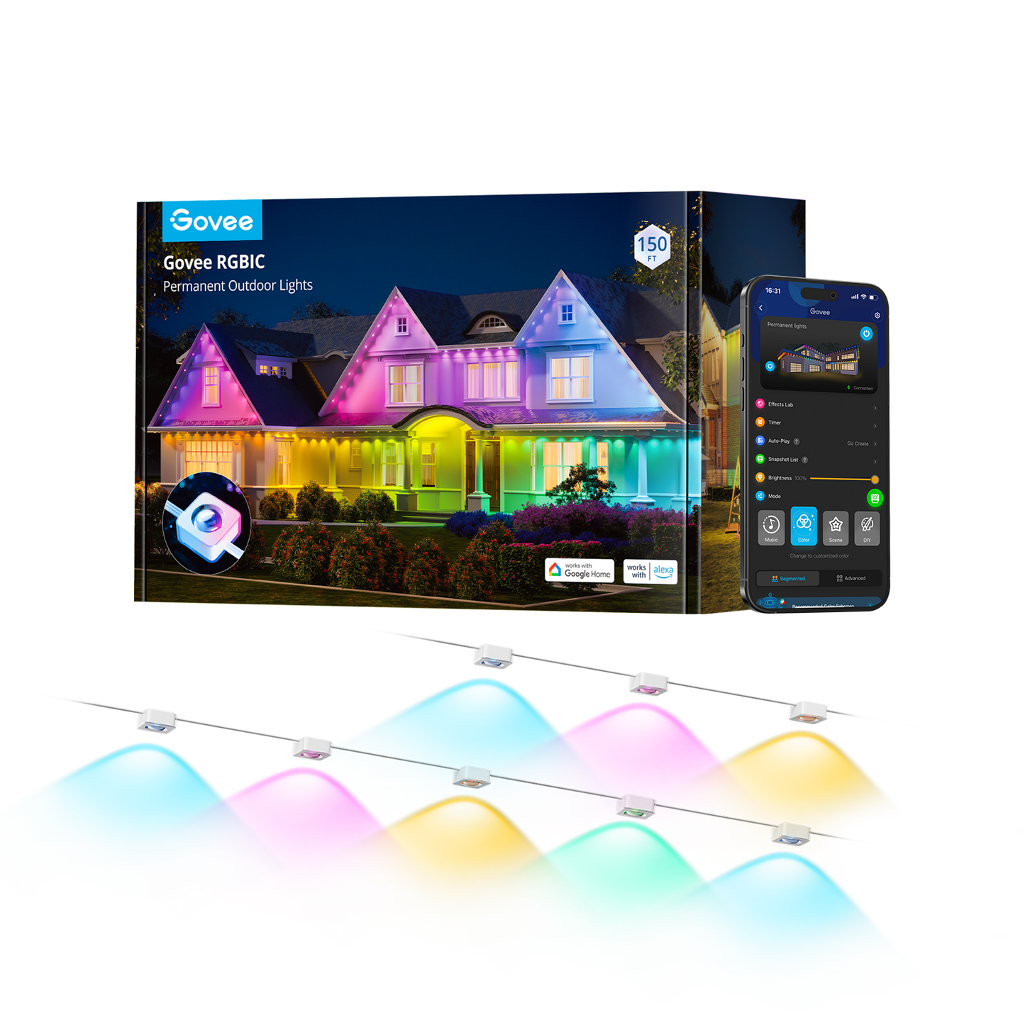 Refurbished Govee RGBIC LED Permanent Outdoor Lights