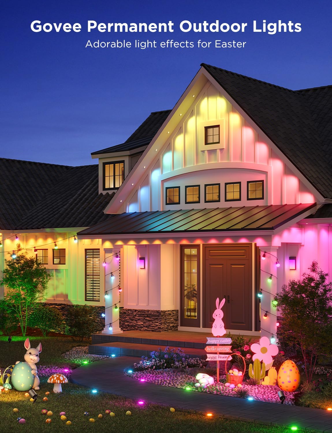 Govee RGBIC Wi-Fi + Bluetooth Outdoor Ground Lights