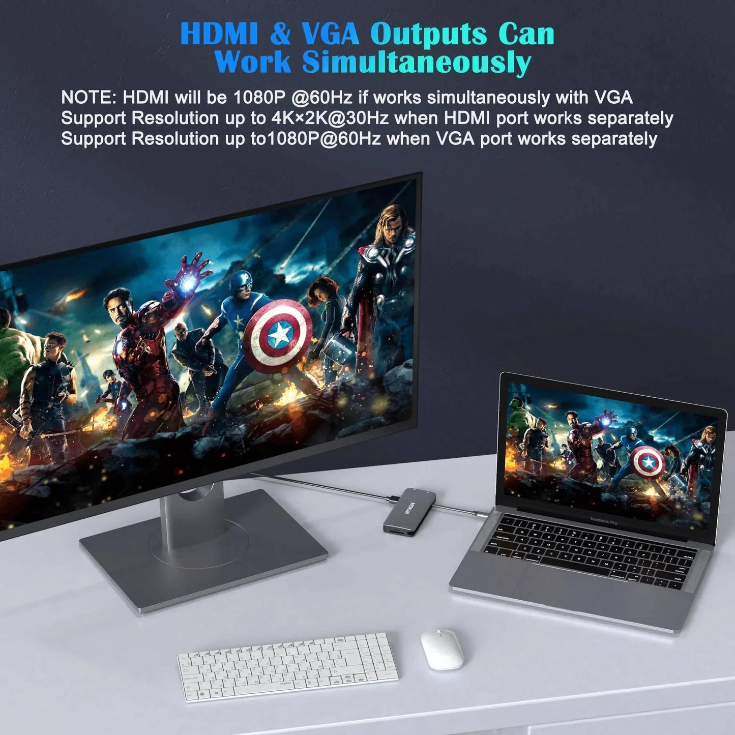 MOKiN 10 IN 1 USB-C Hub Multiport Adapter