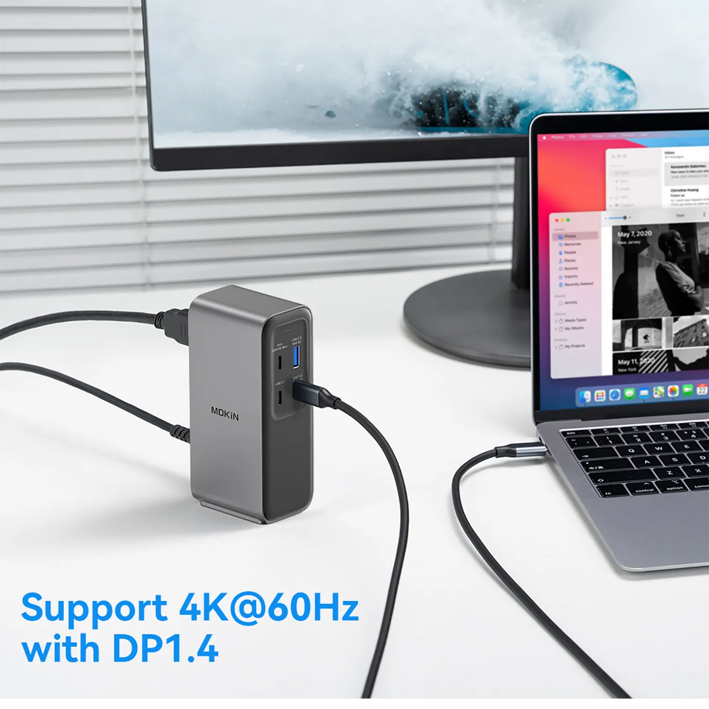 MOKiN All In One Station | 100W GaN Charger & USB-C Hub