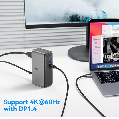 MOKiN All In One Station | 100W GaN Charger & USB-C Hub
