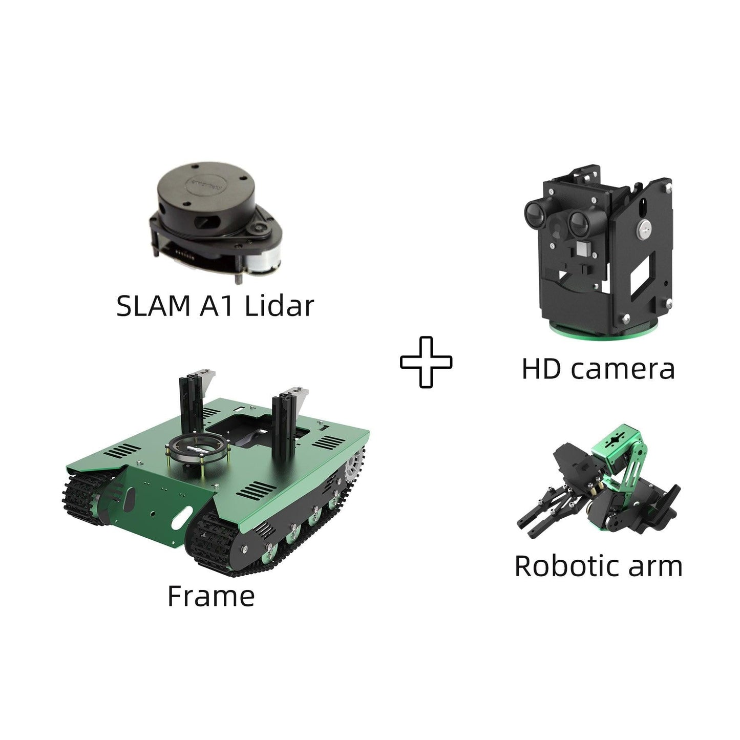 Yahboom ROS Transbot STEM Education Python Programming Robot with Lidar Depth camera MoveIt 3D mapping for Raspberry Pi
