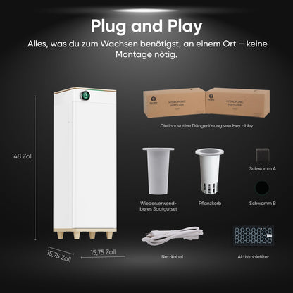 Hey abby AI Growbox 420 Pro Edition DE