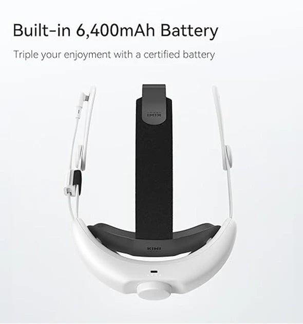 Kiwi Design Comfort Battery Head Strap for Meta Quest 3
