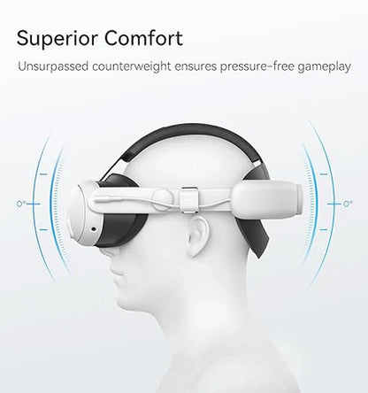 Kiwi Design Comfort Battery Head Strap for Meta Quest 3