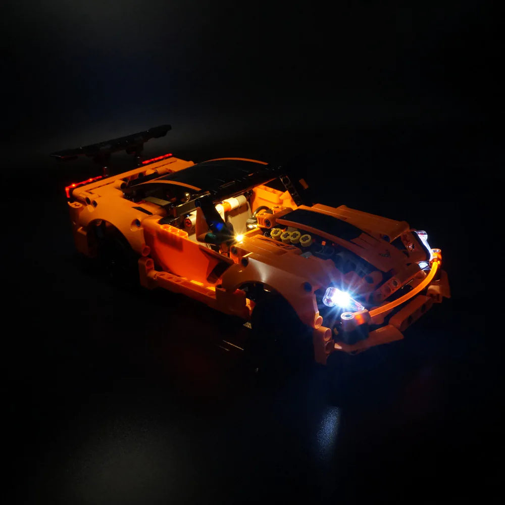 Kit de iluminación para LEGO Corvette ZR1 n.° 42093