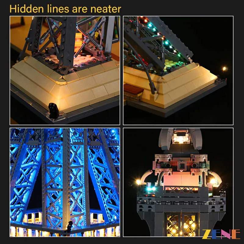 Kit de iluminación LEGO Torre Eiffel n.° 10307 multicolor