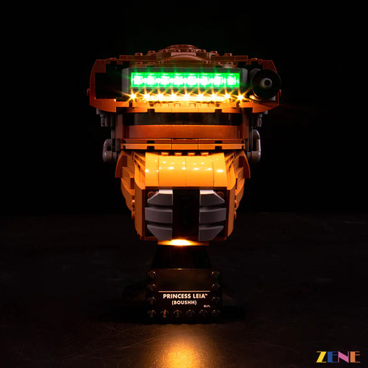 Kit de iluminación para el casco LEGO Princesa Leia Boushh n.° 75351