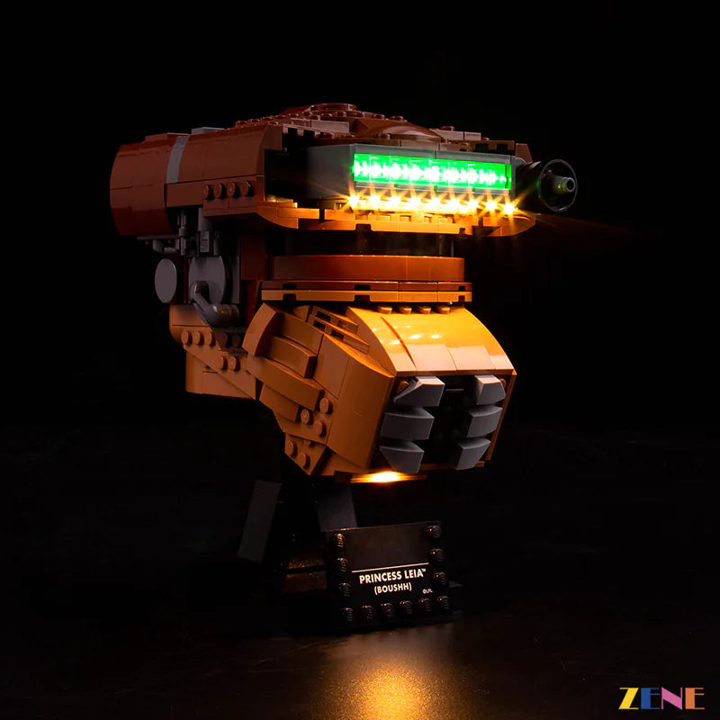 Kit de iluminación para el casco LEGO Princesa Leia Boushh n.° 75351