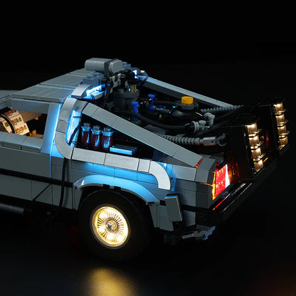 Kit de iluminación LEGO Regreso al Futuro Máquina del Tiempo n.° 10300 (versión mejorada)