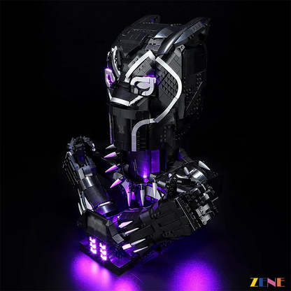 Kit de iluminación LEGO Black Panther Bust n.° 76215