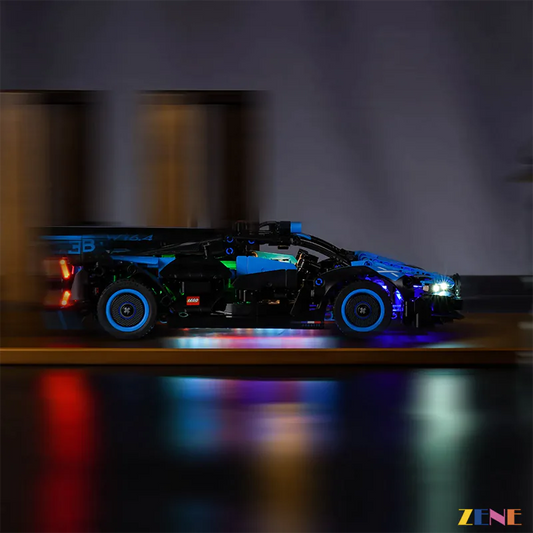 Kit de iluminación para LEGO Bugatti Bolide Agile Blue n.° 42162