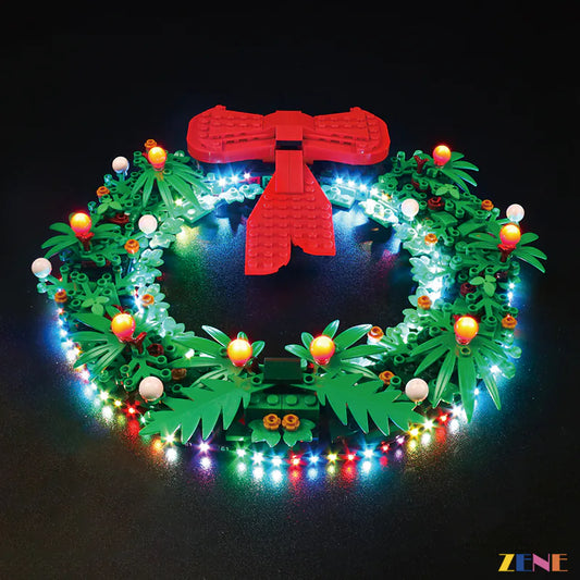 Kit de iluminación LEGO Wreath 2 en 1 n.° 40426