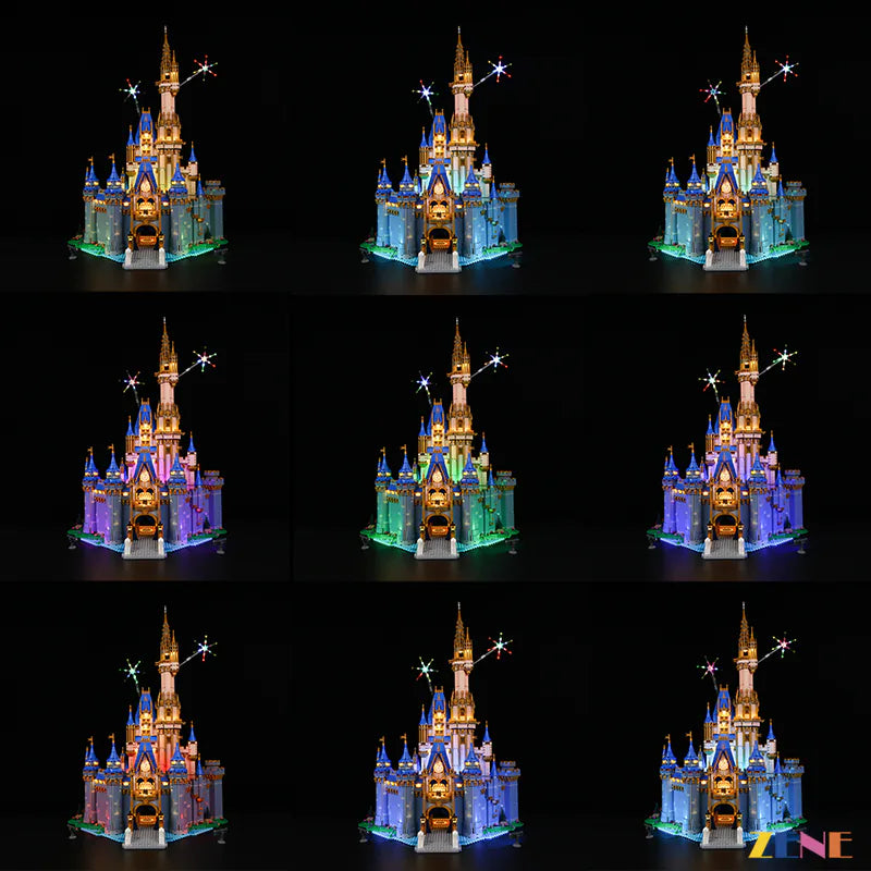Kit de iluminación para el Castillo LEGO Disney n.° 43222 (versión 2)