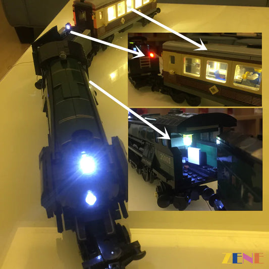 Kit de iluminación LEGO Emerald Night Train n.° 10194