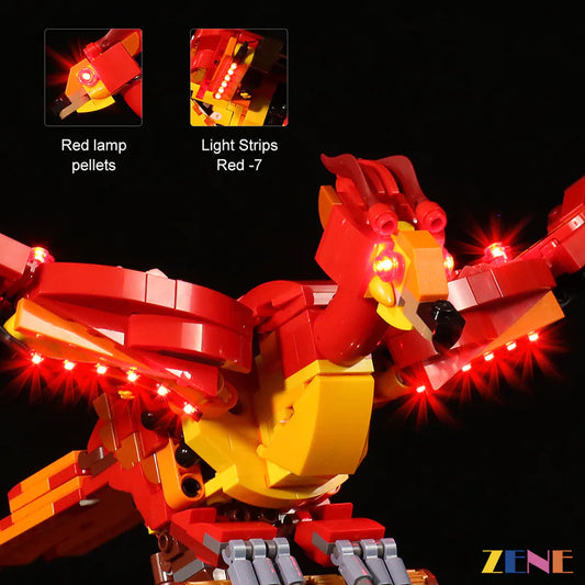 LEGO Fawkes Dumbledore’s Phoenix #76394 Light Kit