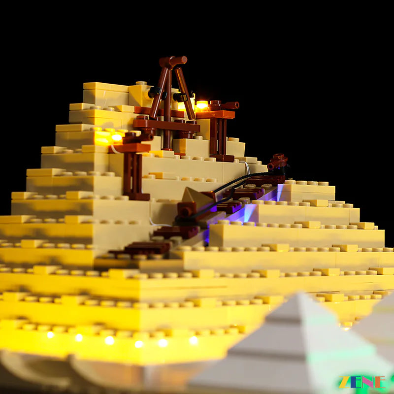 Kit de iluminación LEGO Gran Pirámide de Giza n.° 21058 (versión 2)