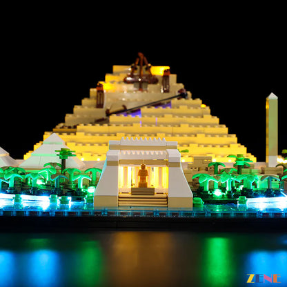 Kit de iluminación LEGO Gran Pirámide de Giza n.° 21058 (versión 2)