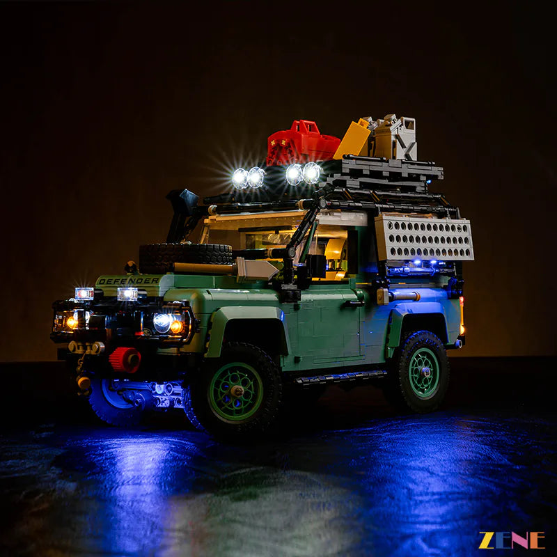 Kit de iluminación para LEGO Land Rover Classic Defender 90 n.° 10317