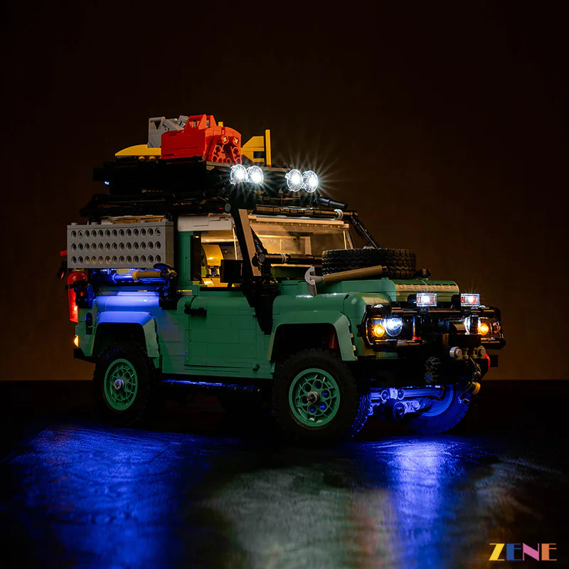Kit de iluminación para LEGO Land Rover Classic Defender 90 n.° 10317