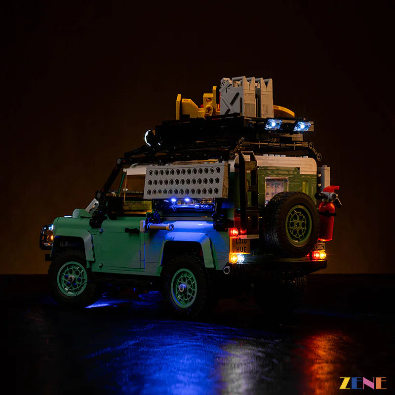 Kit de iluminación para LEGO Land Rover Classic Defender 90 n.° 10317