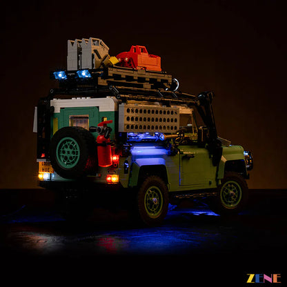 Kit de iluminación para LEGO Land Rover Classic Defender 90 n.° 10317