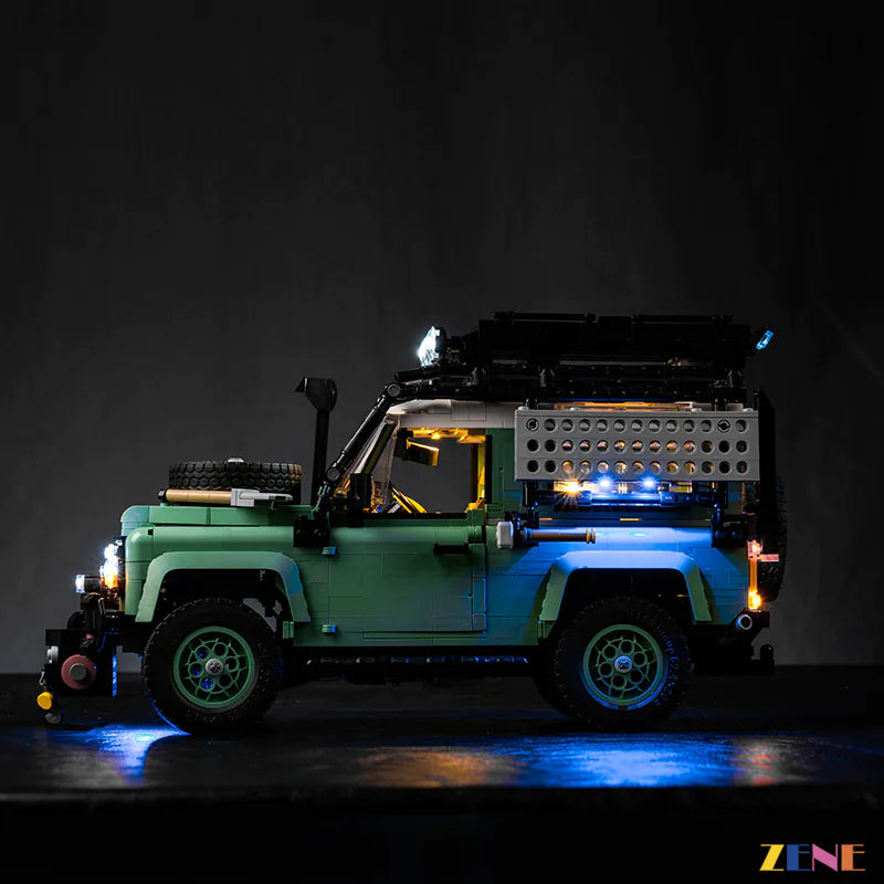Kit de iluminación para LEGO Land Rover Classic Defender 90 n.° 10317