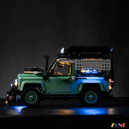 Kit de iluminación para LEGO Land Rover Classic Defender 90 n.° 10317
