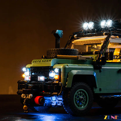 Kit de iluminación para LEGO Land Rover Classic Defender 90 n.° 10317