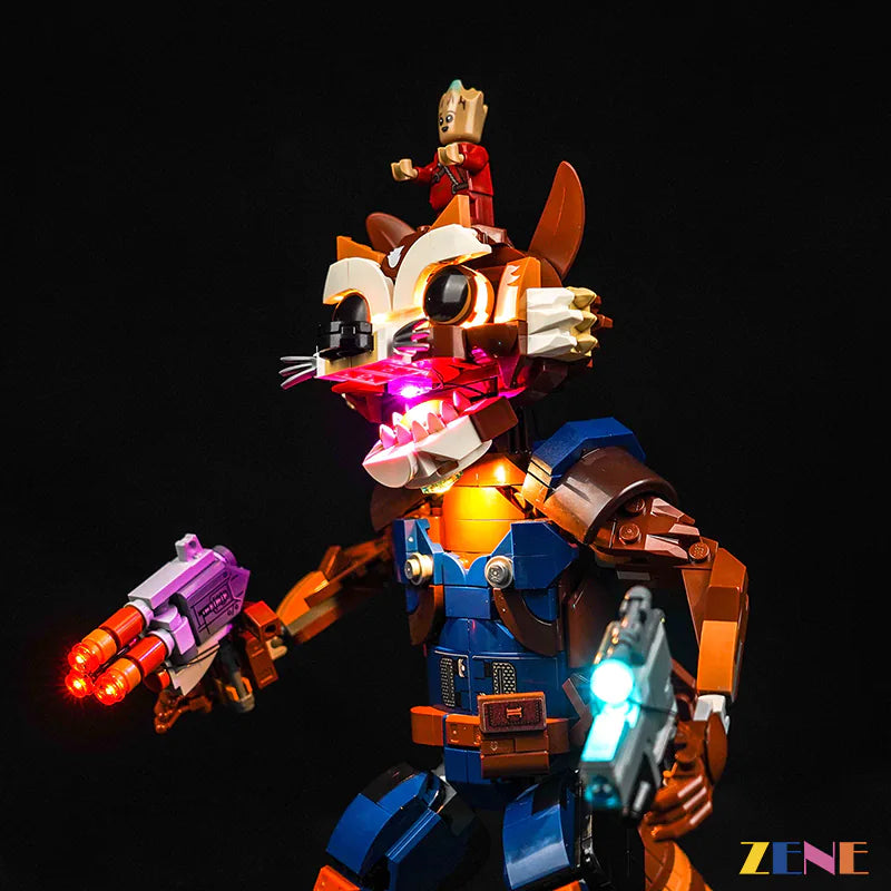 Kit de iluminación para LEGO Rocket Baby Groot n.° 76282