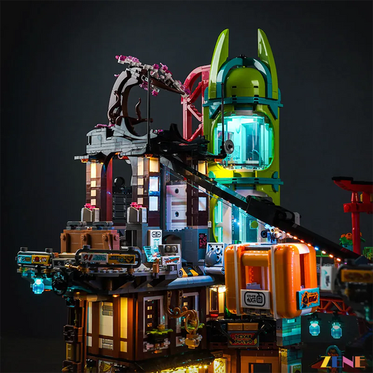 Kit de iluminación para LEGO NINJAGO City Markets n.° 71799 (versión 2)