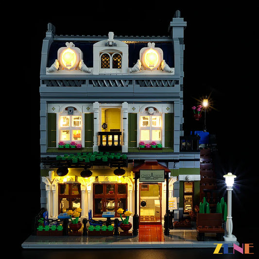 Kit de iluminación LEGO para restaurante parisino n.° 10243