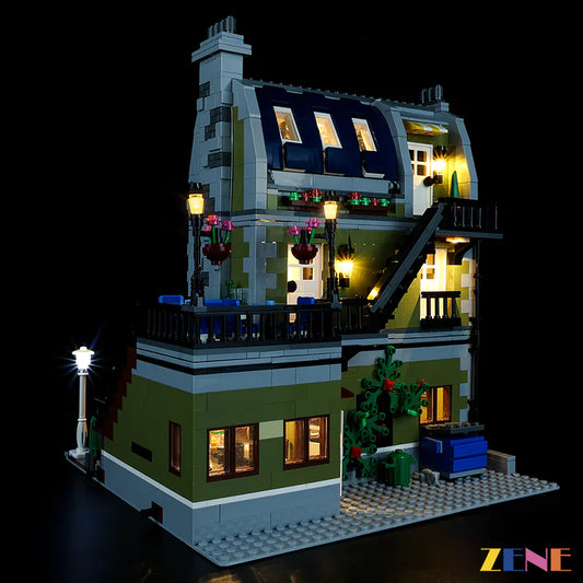 Kit de iluminación LEGO para restaurante parisino n.° 10243