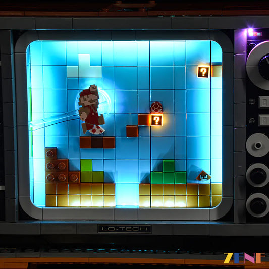 مجموعة إضاءة LEGO Super Mario™ لنظام Nintendo Entertainment System™ رقم 71374