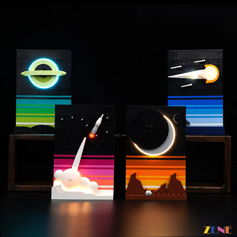 Kit de iluminación para LEGO Tales of the Space Age n.° 21340