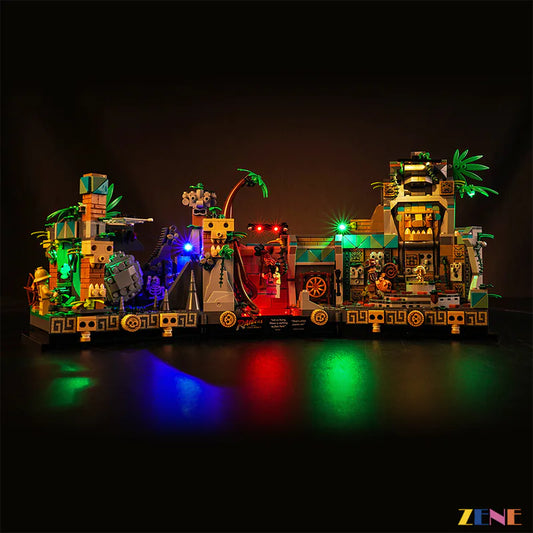 Kit de iluminación para LEGO Templo del Ídolo Dorado n.° 77015