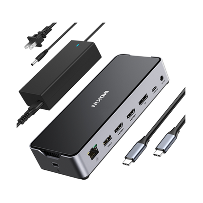 MOKiN 13 IN 1 Laptop USB-C Dock Triple Monitor