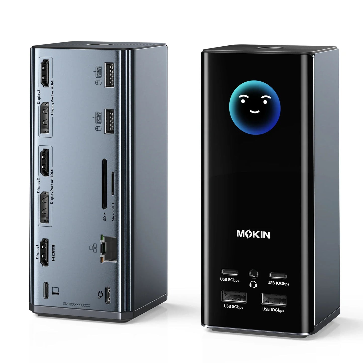 MOKiN 17-in-1 USB-C Dock for Triple Monitors to Simplify Your Desk Setup