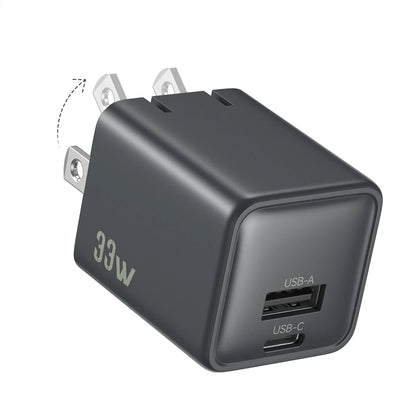 MOKiN 33W Dual Port GaN PD3.0 USB-C Wall Charger for iPhone