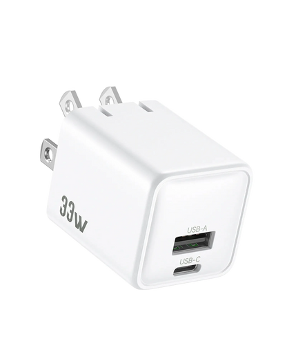 MOKiN 33W Dual Port GaN PD3.0 USB-C Wall Charger for iPhone