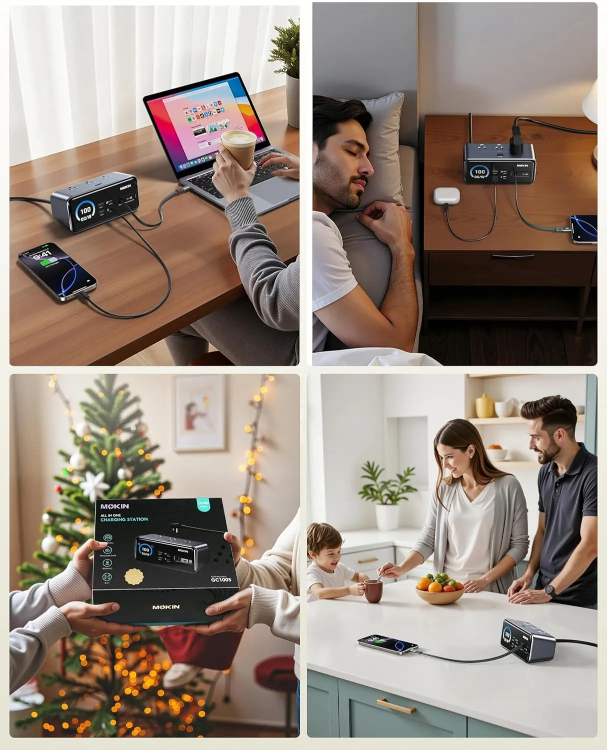 MOKiN 100W 8-in-1 GaN Charging Station to Declutter Your Desk and Power All Your Devices